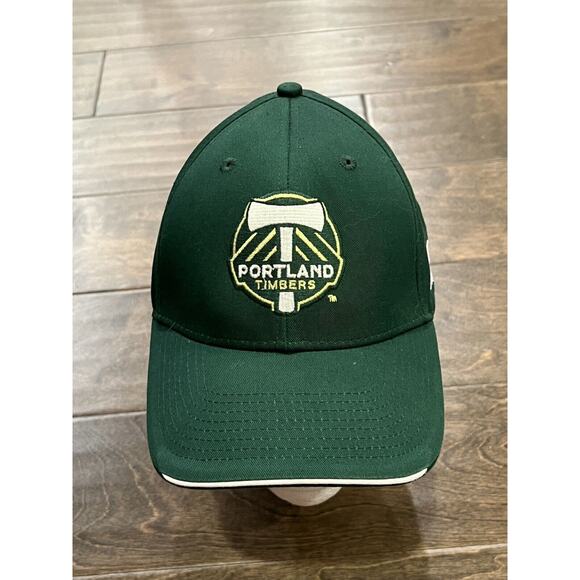 Adidas Mens Green Portland Timbers MLS Soccer Strapback Hat Baseball Cap - Picture 2 of 9